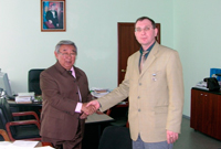 Подписание договора о сотрудничестве между ОмГА и Казахской финансово-экономической академией (г. Семей)