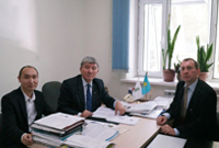 Подписание договора о сотрудничестве между Омской гуманитарной академией и Казахской инженерной, финансово-банковской академией